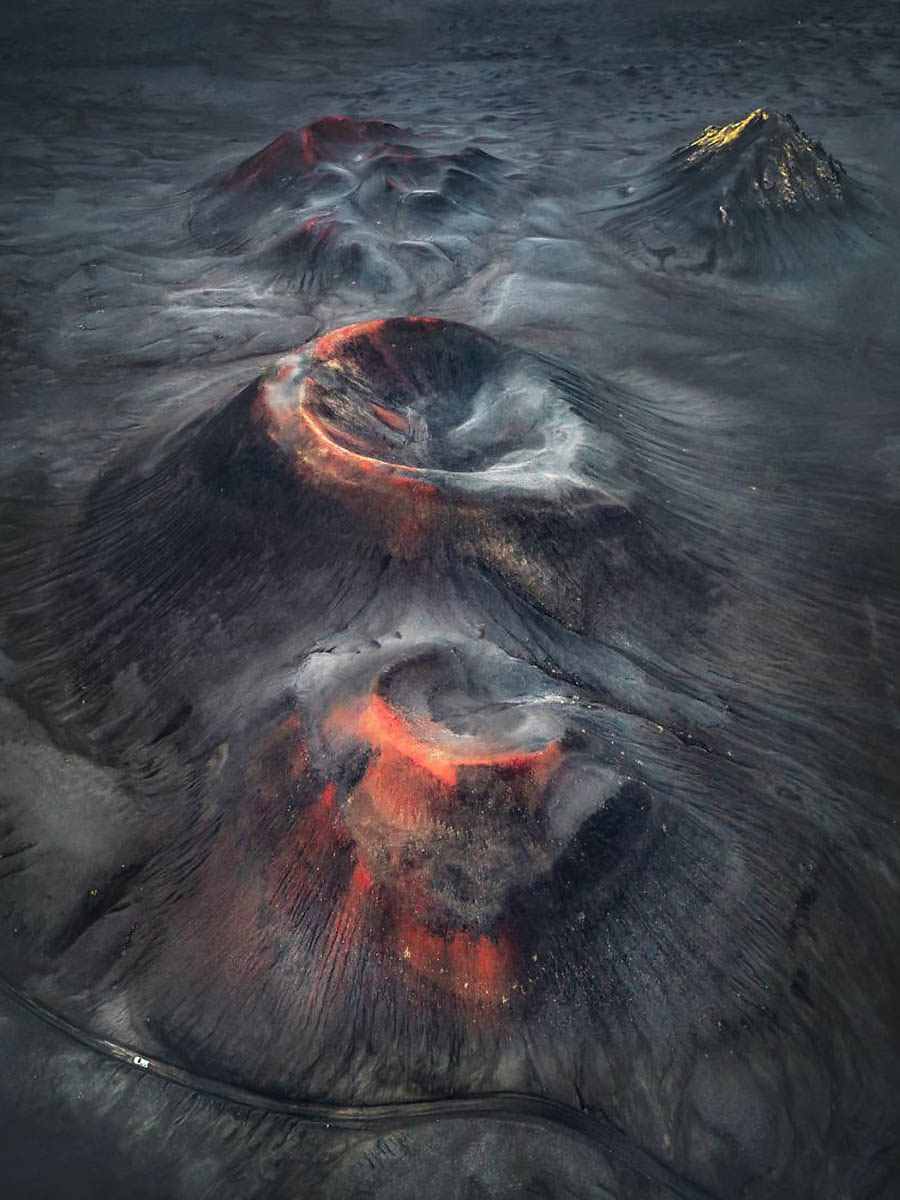 航拍摄影:火山口的冒险
